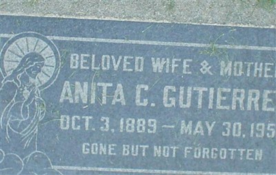 Anita C. Gutierrez on Sysoon