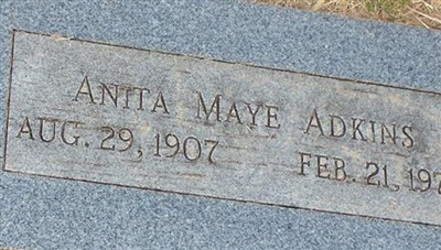 Anita Maye Adkins on Sysoon