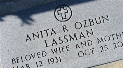 Anita R. Ozbun Lassman on Sysoon