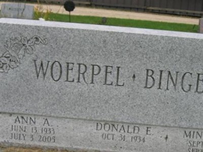 Ann A Binger Woerpel on Sysoon