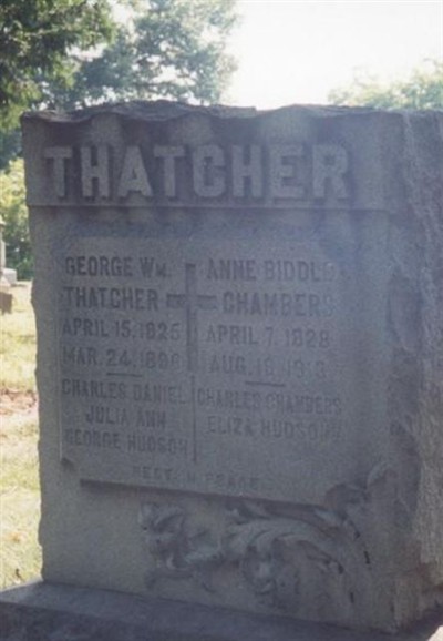 Ann Biddle Chambers Thatcher on Sysoon