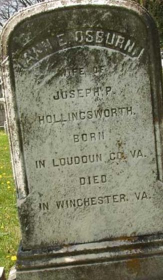 Ann E. Osburn Hollingsworth on Sysoon