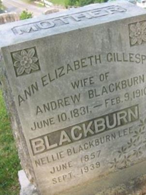 Ann Elizabeth Gillespy Blackburn on Sysoon