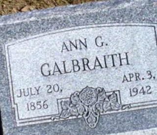 Ann G. Sharp Galbraith on Sysoon