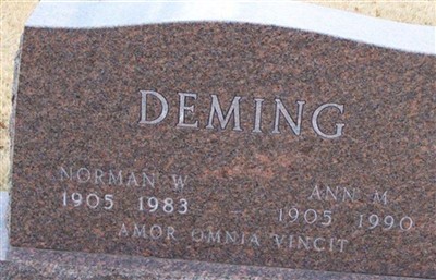Ann M. Deming on Sysoon