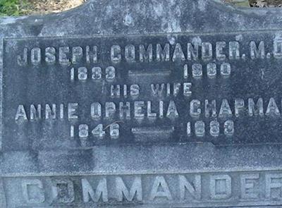 Ann Ophelia Chapman Commander on Sysoon