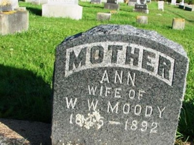 Ann Unknown Moody on Sysoon