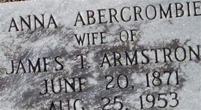 Anna Abercrombie Armstrong on Sysoon