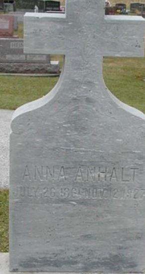 Anna Anhalt on Sysoon