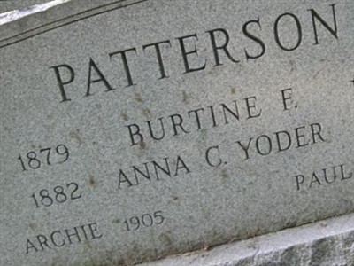 Anna C Yoder Patterson on Sysoon