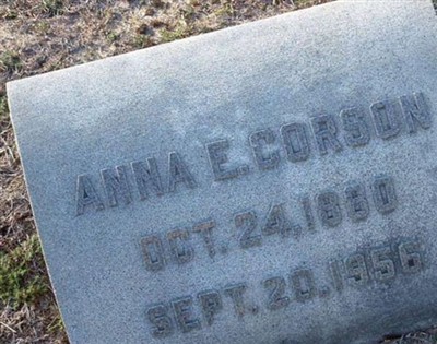 Anna E. Corson on Sysoon