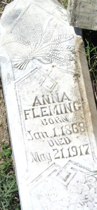 Anna Fleming on Sysoon
