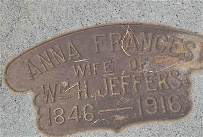 Anna Frances Jenkins Jeffers on Sysoon