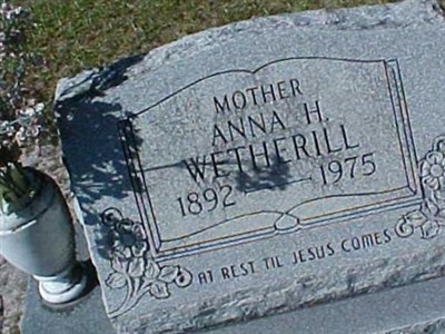 Anna H Wetherill on Sysoon
