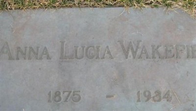Anna Lucia Hatch Wakefield on Sysoon