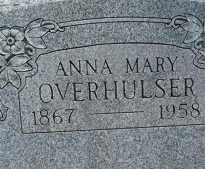 Anna Mary Overhulser on Sysoon