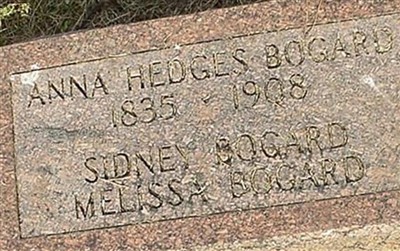 Anna Sevilla Hedges Bogard on Sysoon