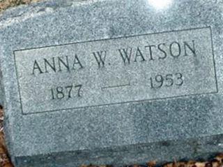 Anna W. Watson on Sysoon