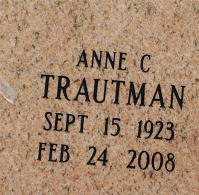 Anne C Trautman on Sysoon