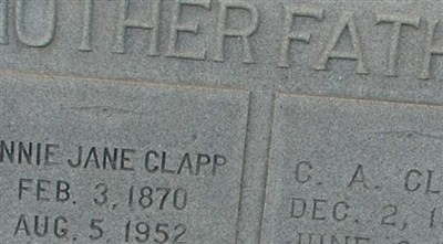 Annie Jane Clapp on Sysoon