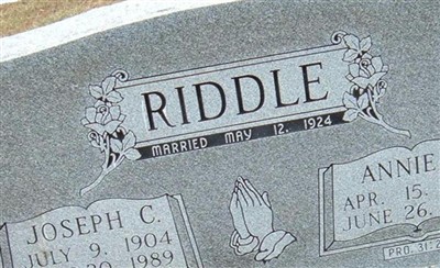 Annie L. Riddle on Sysoon