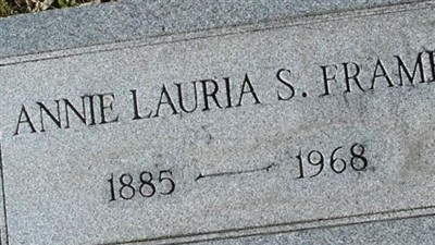 Annie Lauria Frame on Sysoon