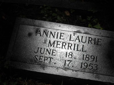 Annie Laurie Merrill on Sysoon