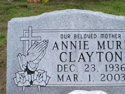 Annie Murl Clayton on Sysoon