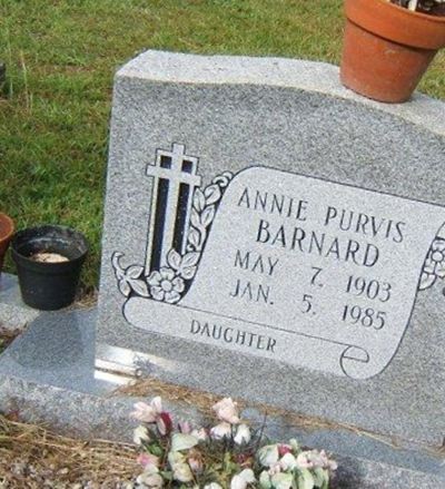 Annie Purvis Barnard on Sysoon