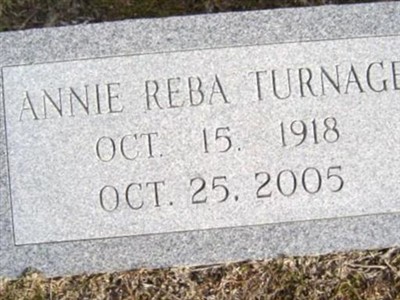 Annie Reba Turnage on Sysoon