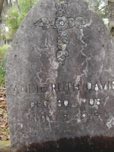 Annie Ruth Davis on Sysoon