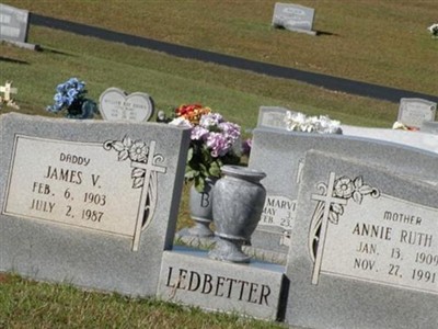 Annie Ruth Hardy Ledbetter on Sysoon