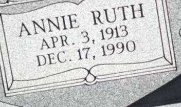 Annie Ruth Samples on Sysoon