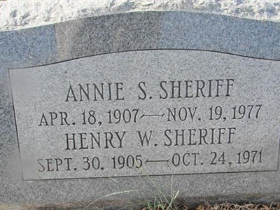 Annie S. Sheriff on Sysoon