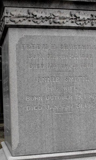 Annie Smith Churchill on Sysoon