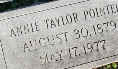 Annie Taylor Pointer on Sysoon