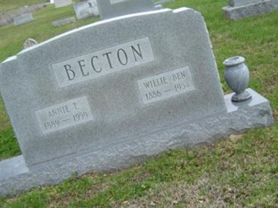 Annie Toothman Becton on Sysoon