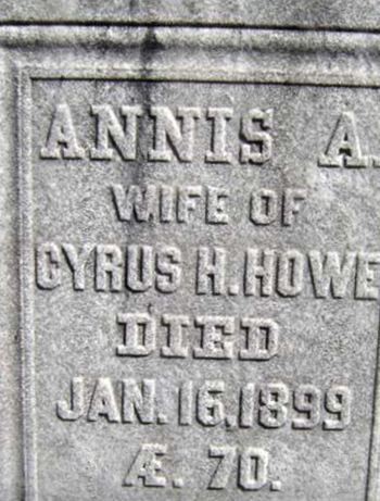 Annis A Howe on Sysoon