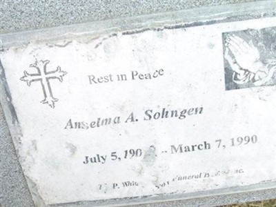 Anselma A. Timerding Sohngen on Sysoon