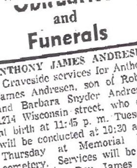 Anthony James Andresen on Sysoon