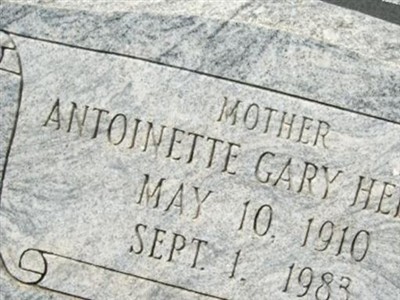 Antoinette Gary Hebert on Sysoon