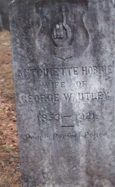 Antoinette Hobbie Utley on Sysoon