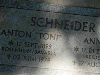 Anton "Toni" Schneider on Sysoon