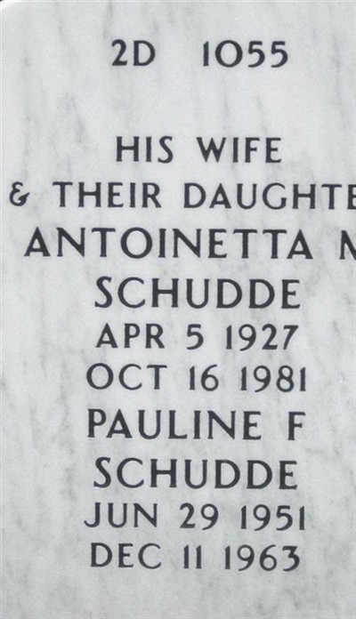 Antonetta M Schudde on Sysoon