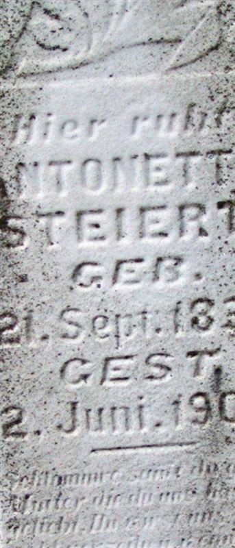 Antonetta Steiert on Sysoon