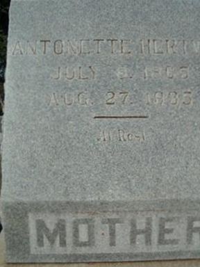 Antonette Hertwig on Sysoon
