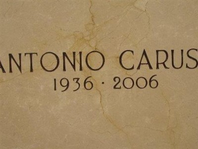 Antonio Caruso on Sysoon