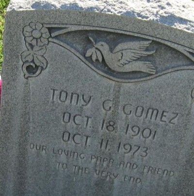 Antonio G. "Tony" Gomez on Sysoon