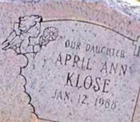 April Ann Klose on Sysoon