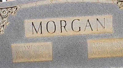 Arbie Mose Wise Morgan on Sysoon